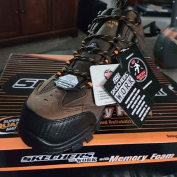 Men's Skechers Steel Toe Work boots 9.5, 10 or 11 - Picture 3 of 7